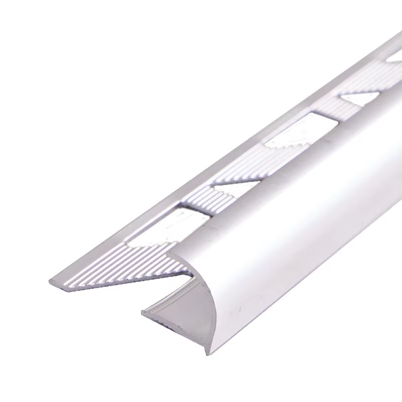 Modern Aluminum Tile Floor Accessories Strips Trim Decorative Square Edge Trim Tile