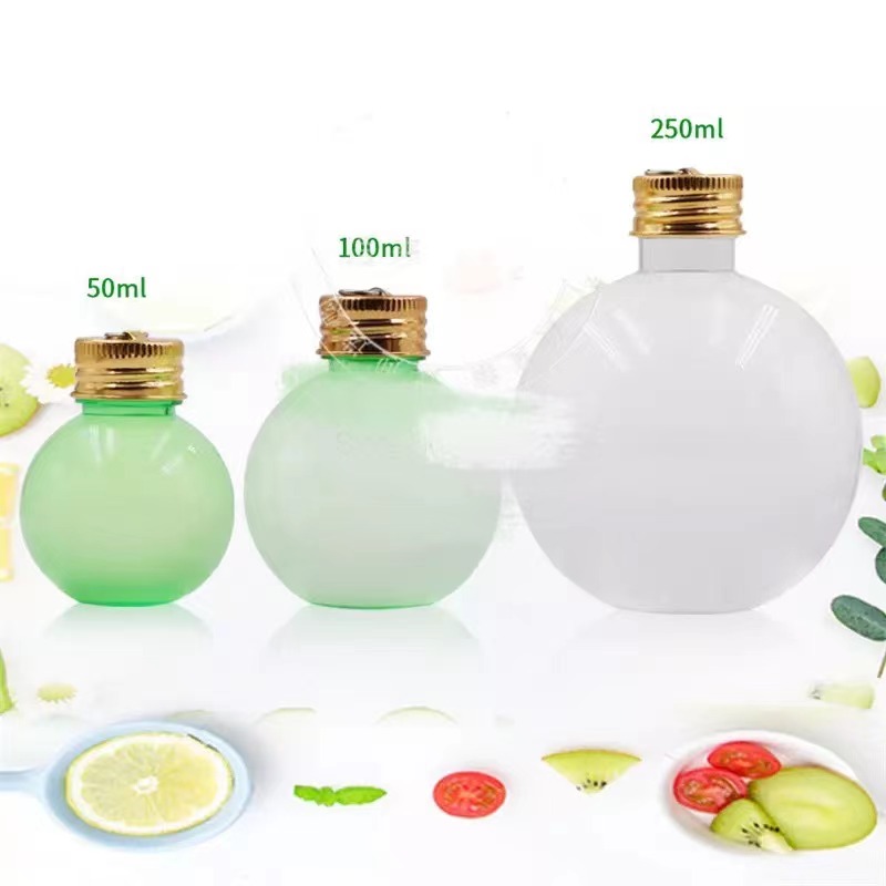 Christmas Tree Ornaments Plastic christmas balls Medium CLEAR Festive Booze Filled Boozeballs