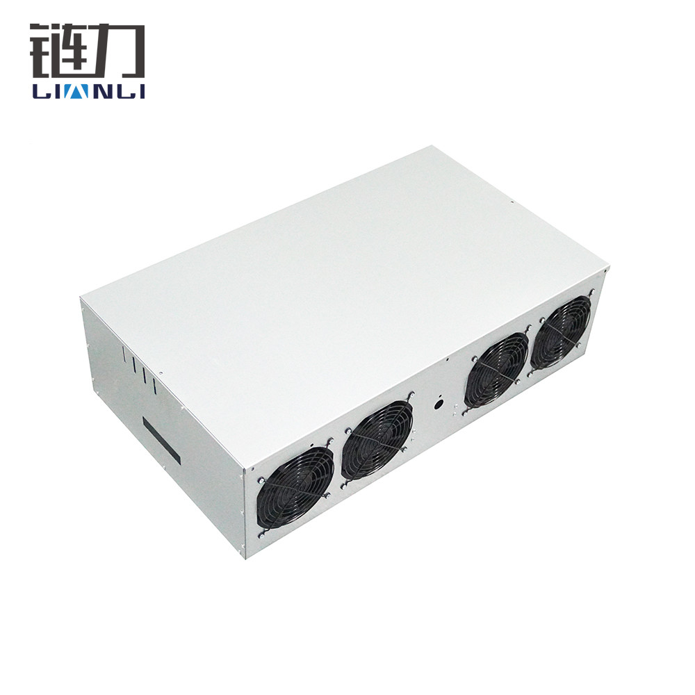 6u 8gpu bitcoin miner case ethereum mining case 4500rpm охлаждающим вентилятором и материнской платой intel 847