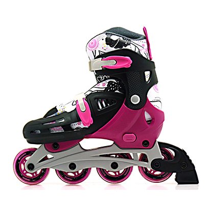 HS-I010 design children aluminum chassis adjustable inline roller skates