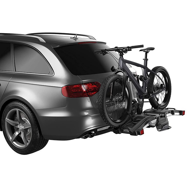 JH-Mech Perfect Fit Anti-theft design High load capacity Bike loading ramp Easy Fold 2 Hitch Bike Rack