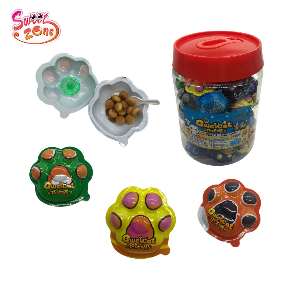 Animal Cat Paw Surprise Egg Chocolate Biscuit And Assorted Toys