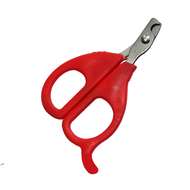 Half moon blade design metal cute pet cat nail clippers scissors
