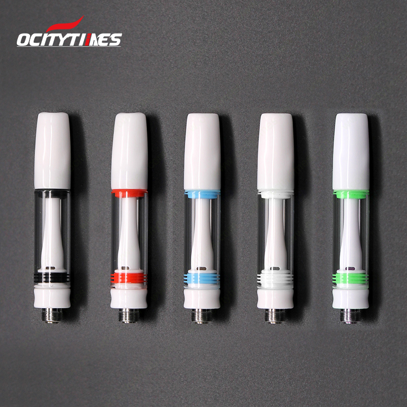 Best Quality Quartz Glass Tank Empty 0.5ml/1ml Lead Free 510 Thread Full Ceramic Vape Cartridge