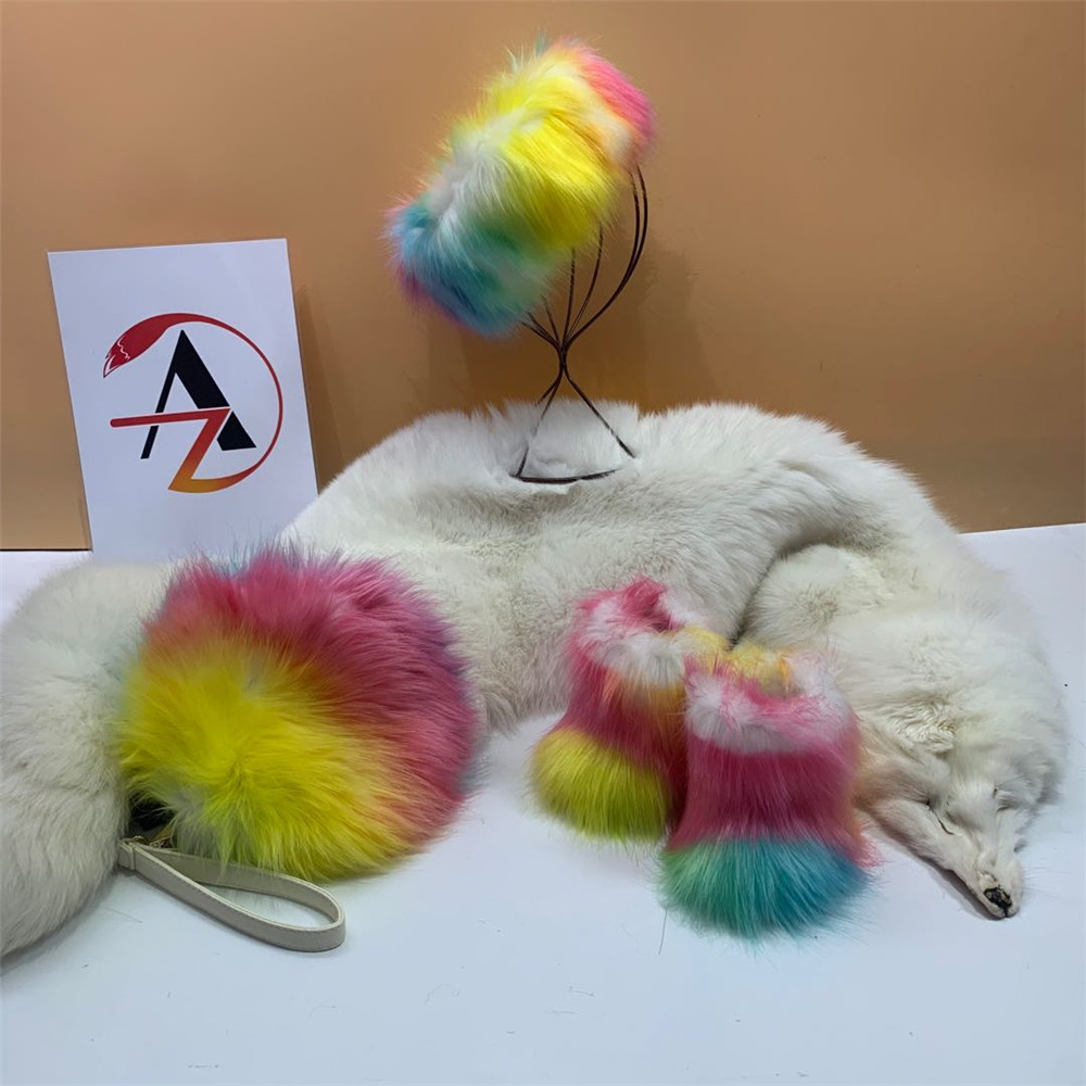 High quality warm fashion fur coats purse with boots set toddler fur hat boots and purse vendor