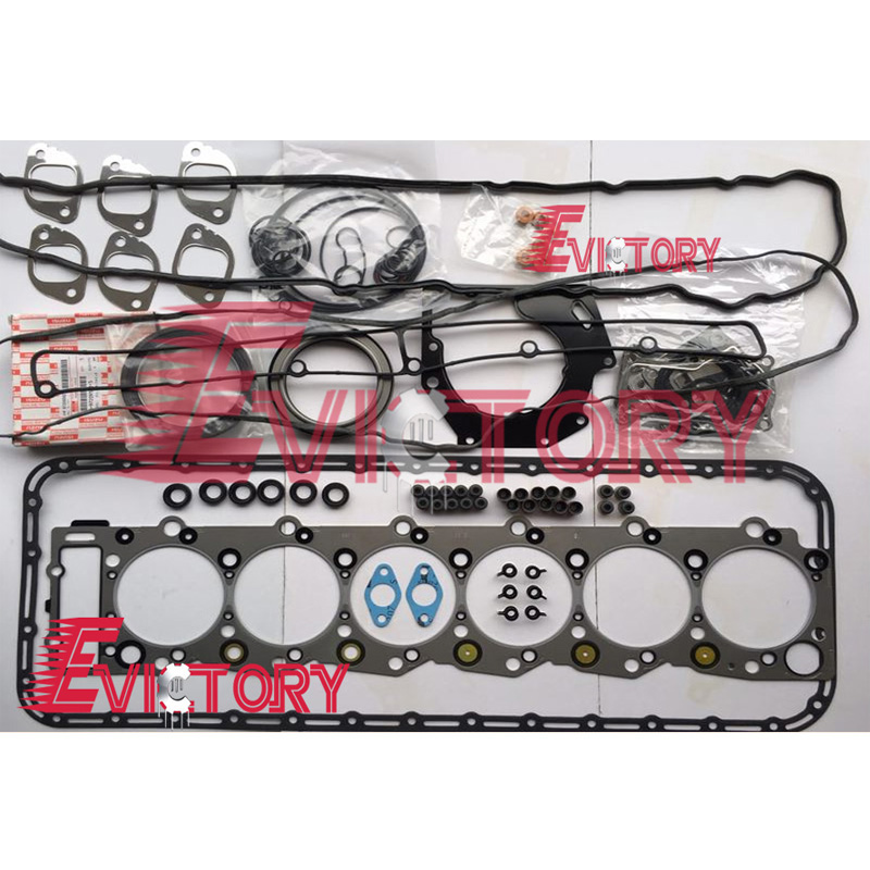 For Isuzu engine rebuild kit 6HK1 full gasket kit and camshaft bushing