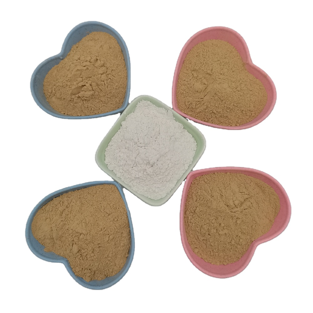 calcium/sodium bentonite clay yellow and white