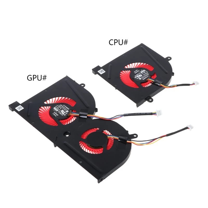 Ноутбук графическим процессором CPU вентилятор охлаждения для MSI GS63VR GS63 GS73 GS73VR MS-17B1 Stealth Pro процессор BS5005HS-U2F1 GPU BS5005HS-U2L1 кулер