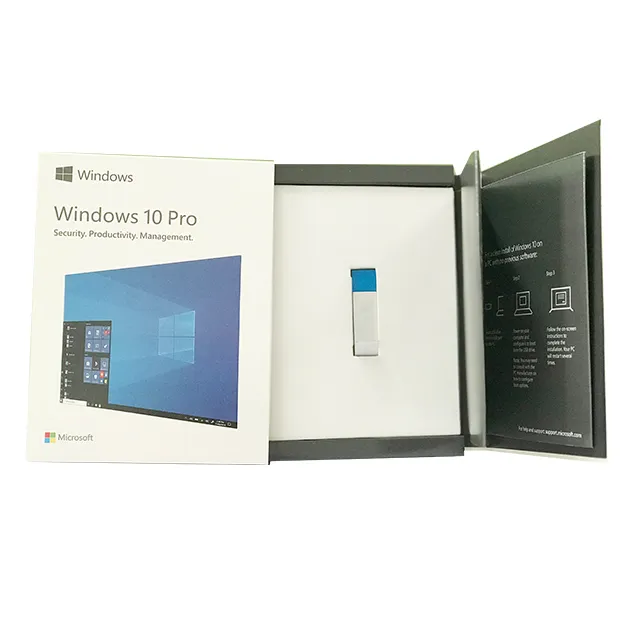 Фирменная Новинка Windows 10 Professional Pro 64-Bit Английский 1PK коробку USB 3,0 DHL Бесплатная доставка
