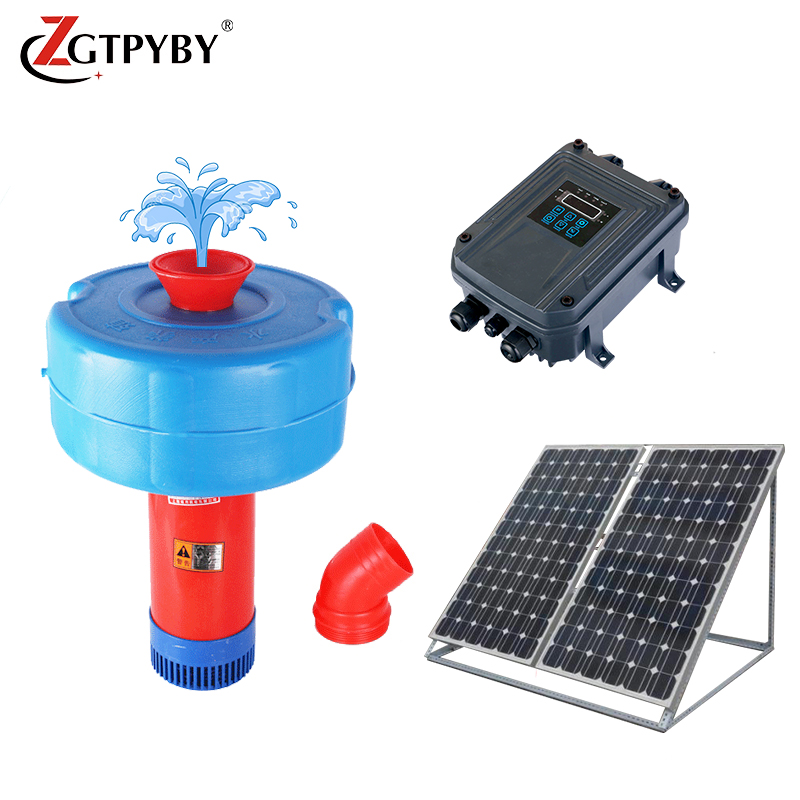 750w 1hp dc 48v плавающий всплеск Солнечный пруд аэратор для рыбы креветки фермы