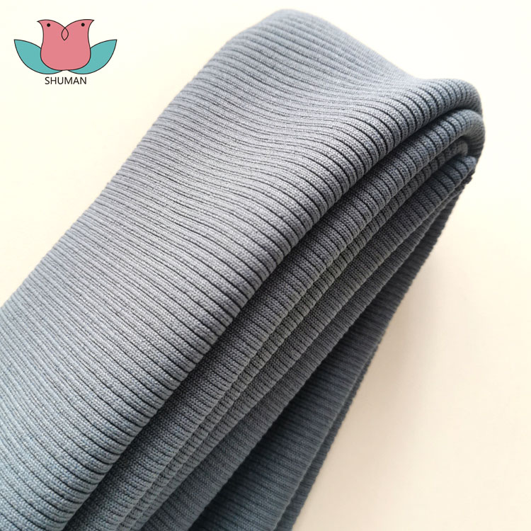 K003 Custom-made polyester ribbed jacket cuff hem waistband