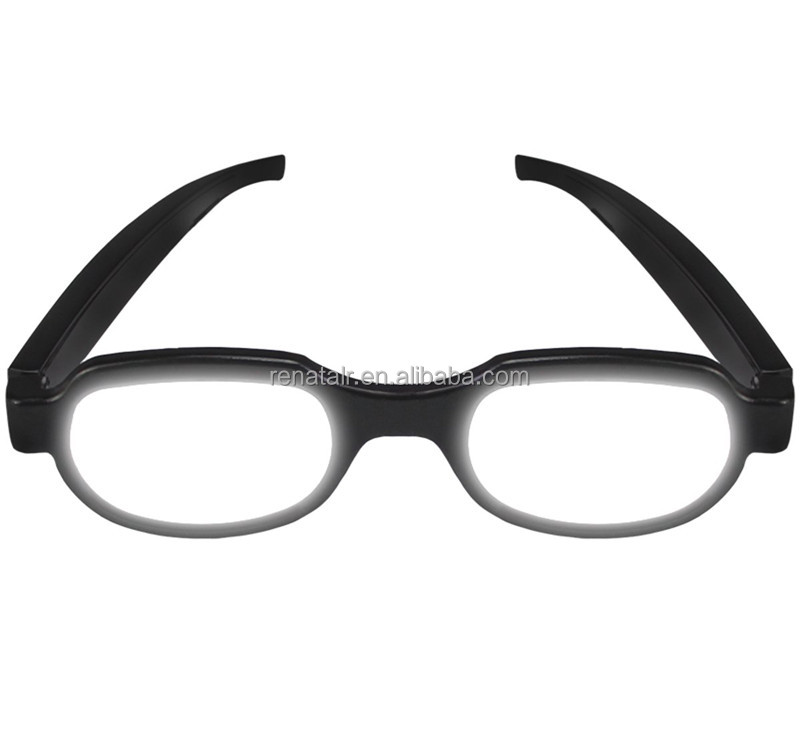 Japan Anime LED Glowing Light Glasses Eyewear Cosplay Online Show Funny Party Props Glow Party YouTube Insgram Online Show Props