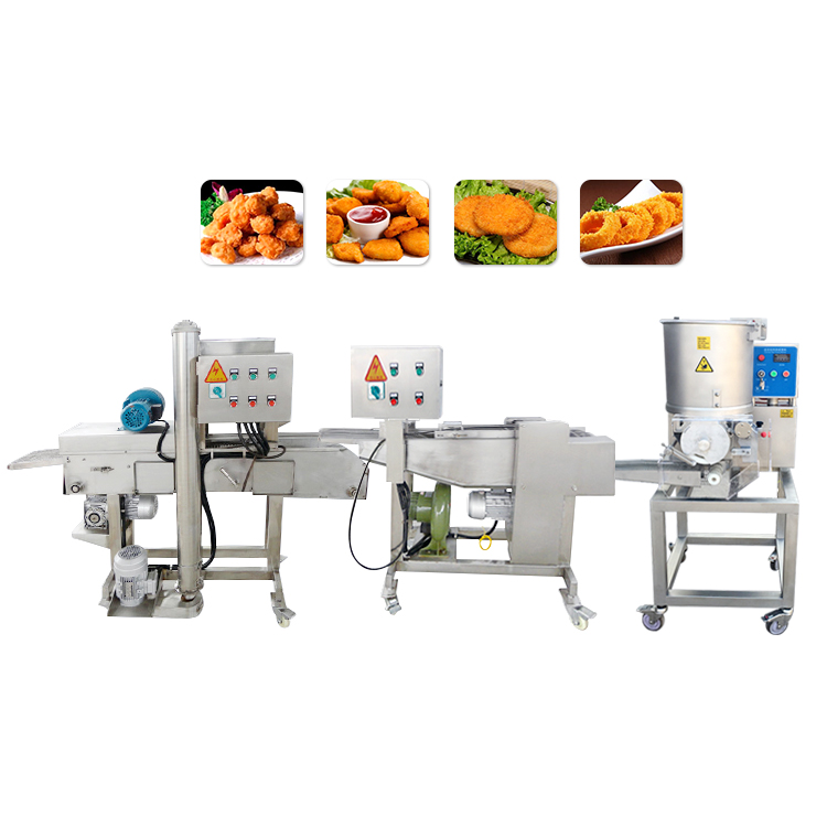 Hamburger patty machine chicken burger production line
