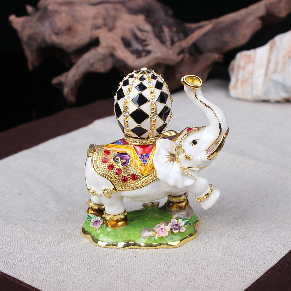 Southeast Asian Style Jewelry Box Fashion Enamel Jewelry Box Exquisite jewelry box ornaments