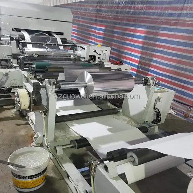 Paper And Aluminum Foil Lamination Machine For Cigarette