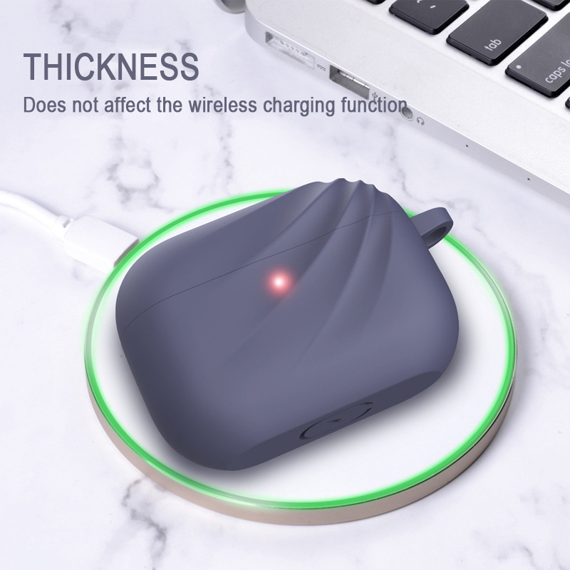 Чехол для AirPods Pro, роскошный силиконовый чехол с волнами, Заводская оптовая продажа, защитный чехол для наушников с Bluetooth