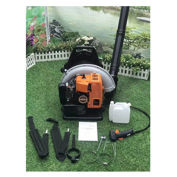 Backpack Industrial Petrol China Four Stroke Gasoline Leaf Blower Thrower Engine 63cc Garden Snow Removal Machine
