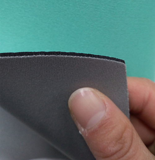 2mm white/black EVA foam or neoprene laminated with polyester jersey/ nylon fabric for hats/bags/shoes