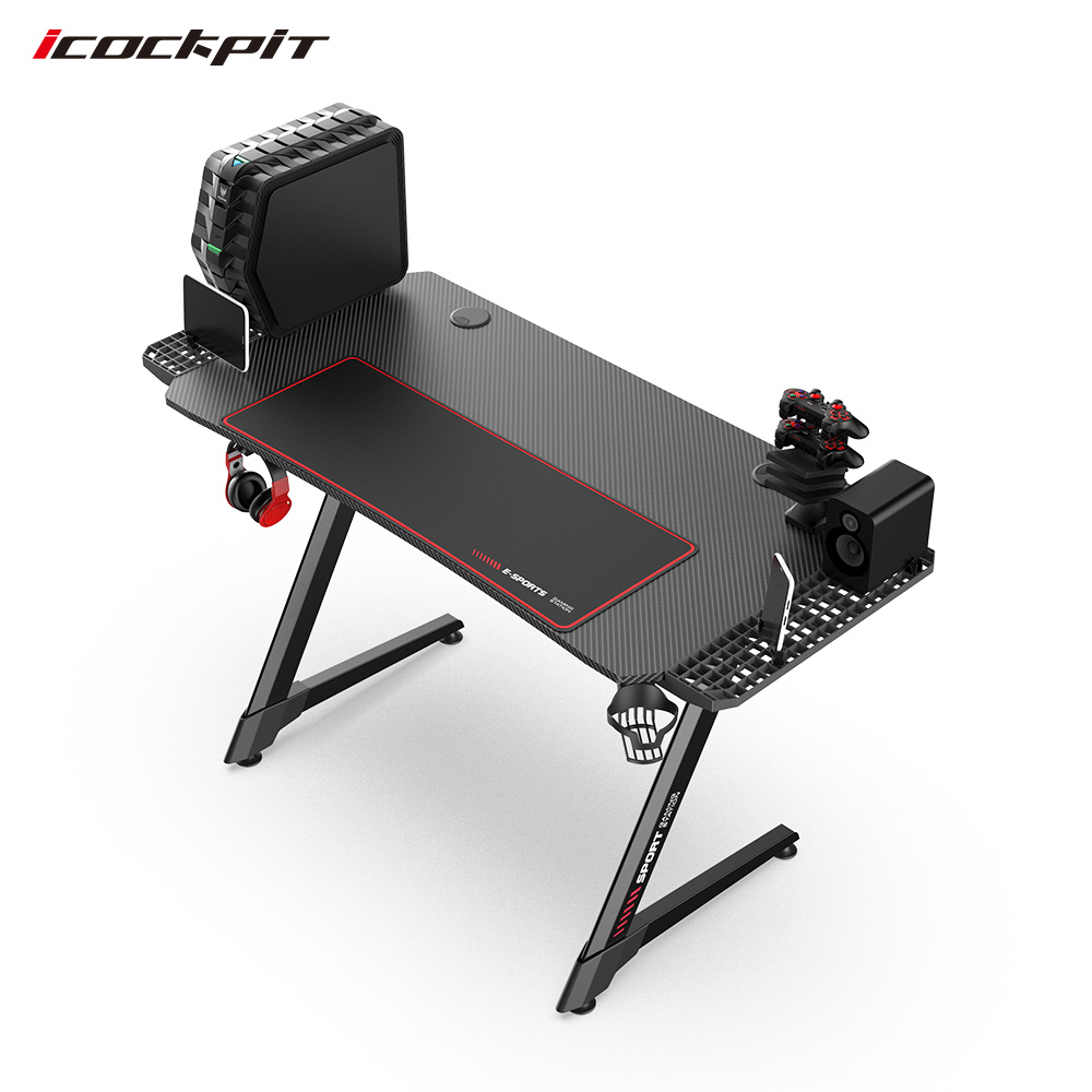 Бесплатный образец игровой стол ПК игровой стол с RGB Подсветкой