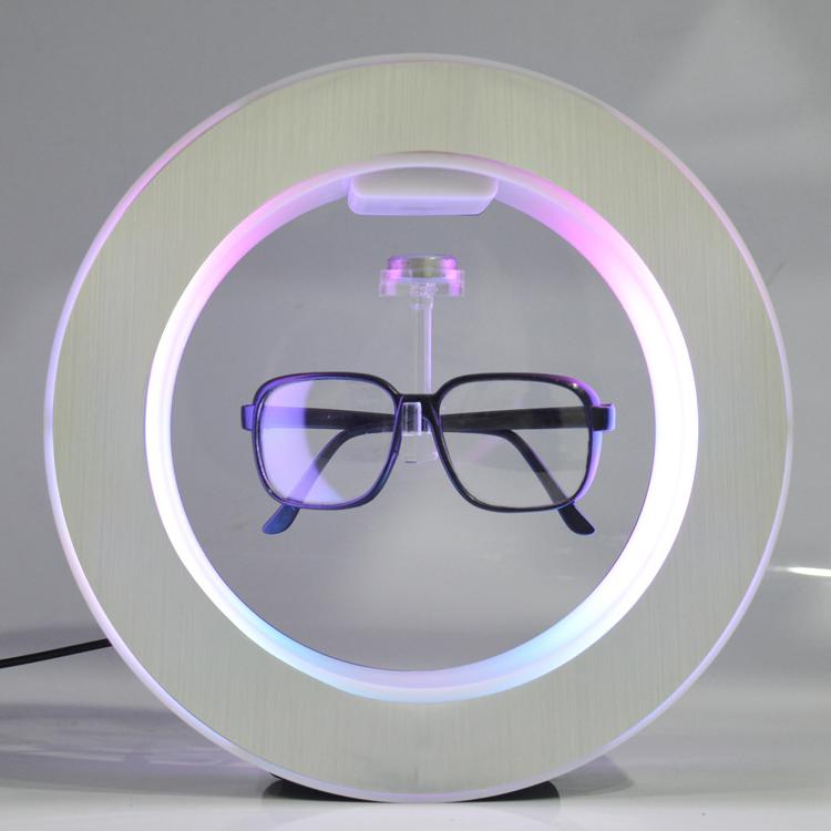 magnetic levitation floating rotating display eyeglasses levitating display stand glasses display maglev sunglasses