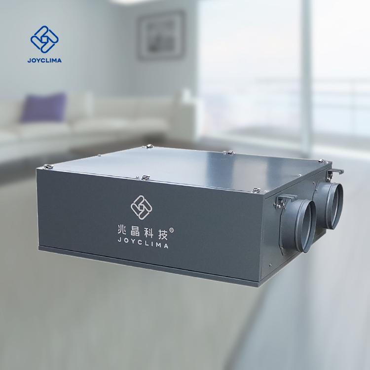 Energy Saving wall mounted heat recovery ventilation system, ventilation unit heat exchange