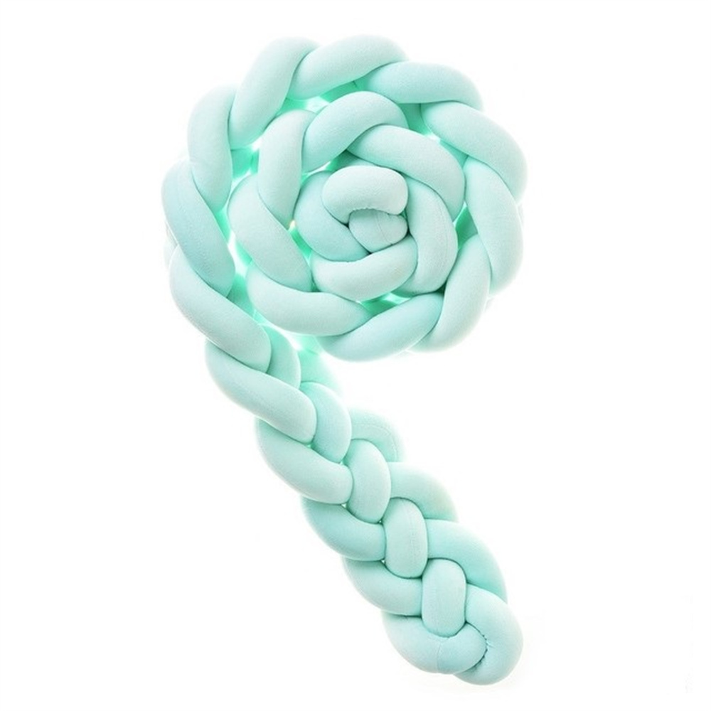Wholesale Popular Baby Crib Bumper Knotted Braided Nursery Cradle Decorate Baby Bed Crib Bumper