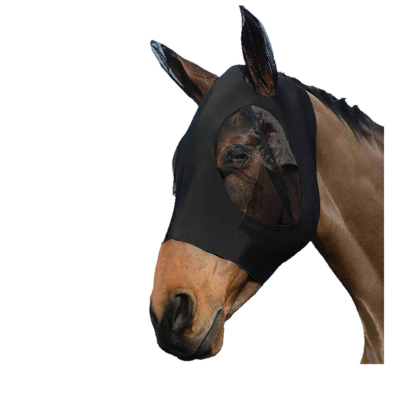 Breathable Fly proof Net Horse Mask Summer Protection of Animal Eyes and Mosquitoes for Family Animal Horse Fly Mask