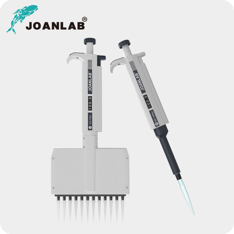 Микропипетка AKMLAB с 8 многоканальными наконечниками, микропипетка