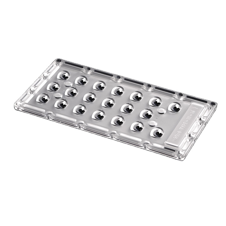 IP65 Lens Led Street Light 3030 Led Lens 210x104mm TypeII-M Optical Road Lighting