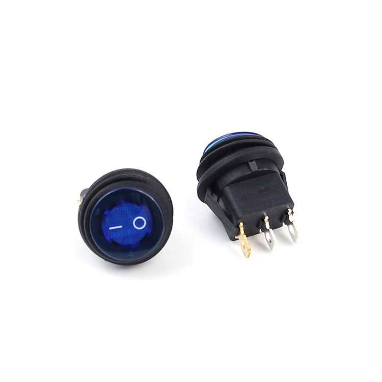 2 pin Кнопка Вкл/Выкл 16,5 квадрат горит 6-контактный dpdt 6 pin led on-on 2pin kcd 3 с 15 мм водонепроницаемый круглый тумблер