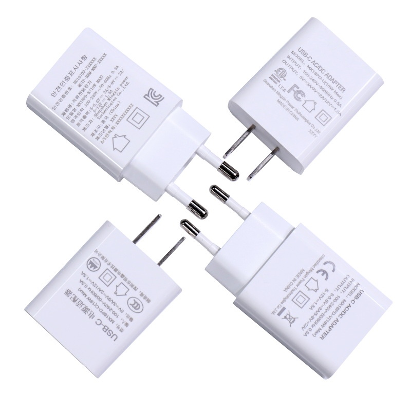 5V 3A 18W PD quick charger with ETL CE CCC ROHS WEEE