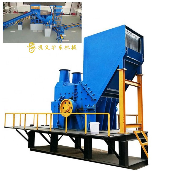 Fiber Glass Shredder Glass Crushing Machinery Recycle Decorative Glass Stones Machine