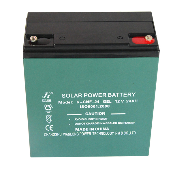 solar system for long life gel deep cycle 12v24ah ups battery