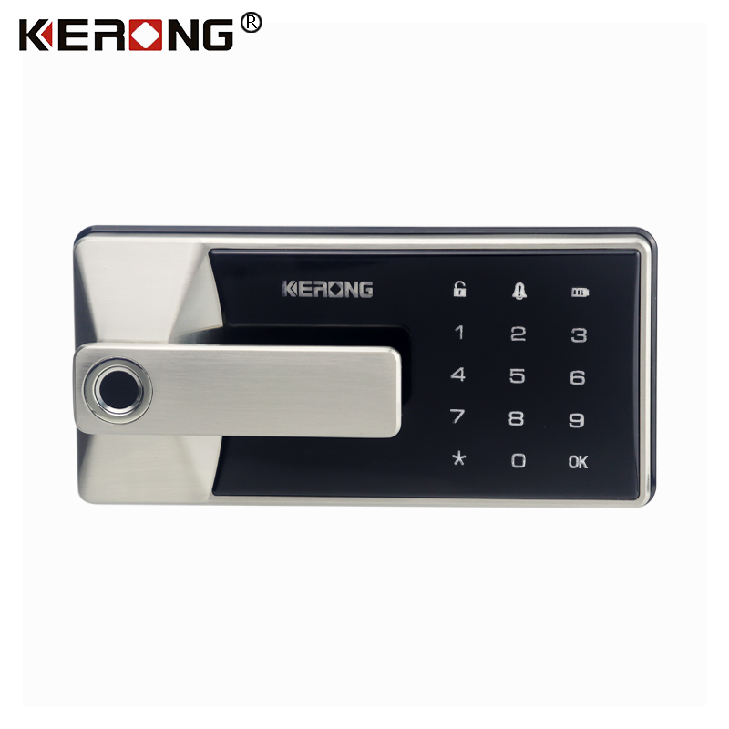 KERONG охранных полный сенсорный цифровой панельный шкафчик блокировка отпечатков пальцев замок шкафа