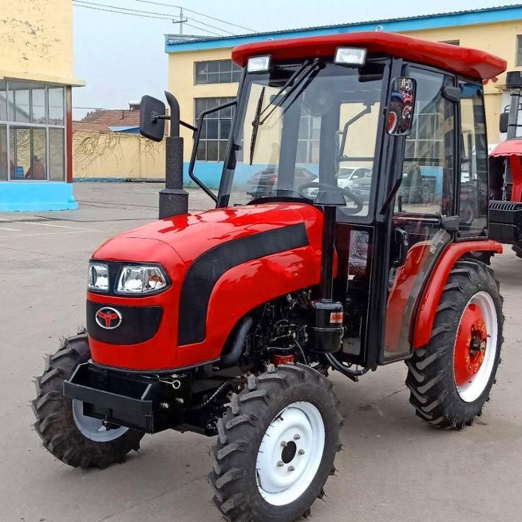 Мини сельскохозяйственный трактор YF354 4WD 35HP трактор с кабиной