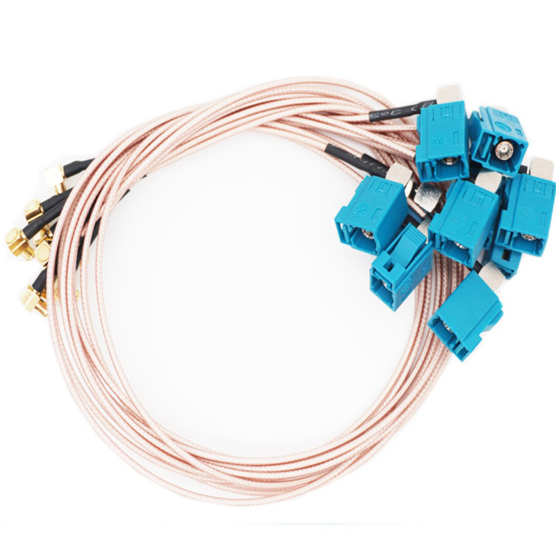 Coax fakra z mcs R/A FAKRA SMB коннектор Z-код мама к mcx male R/A Удлинительный кабель RG316