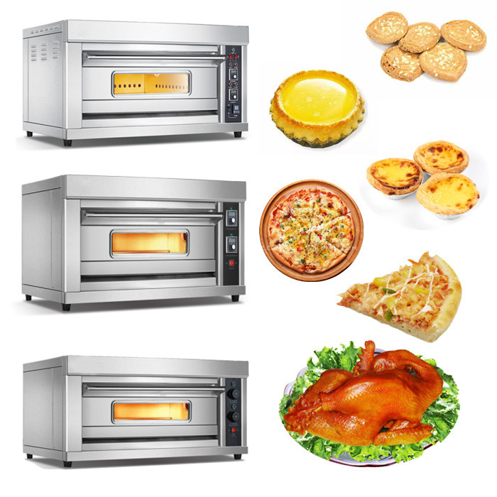 3 deck 6 trays commercial kitchen gas oven Toaster bakery machine equipment pizza baking oven Electric bread cake deck oven