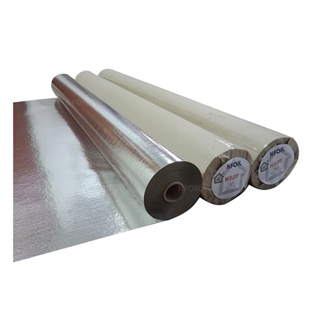 Best Price Manufacturer's Double Sided Reflective Metalized Plastic Film Foil Reinforced with Polyester Yarn Thermal Insulation