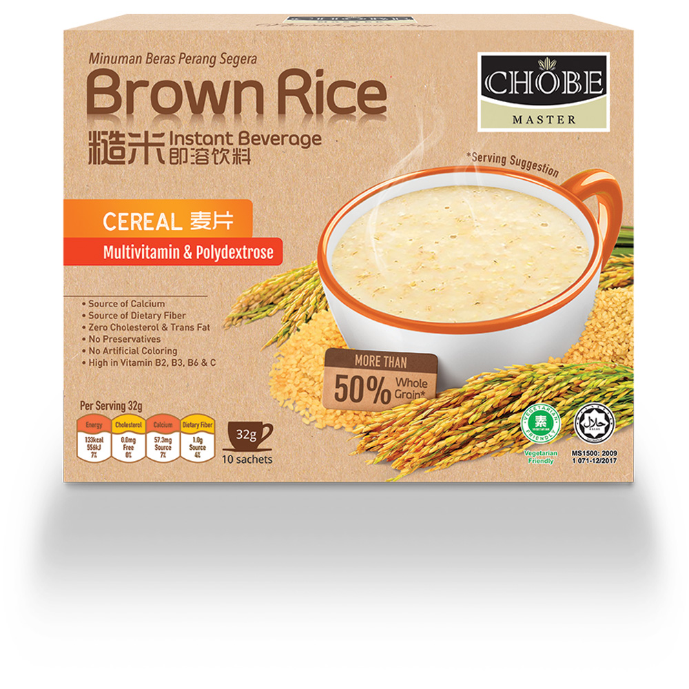 Brown Rice Instant Beverage (Cereal + Prebiotic + Multivitamin)