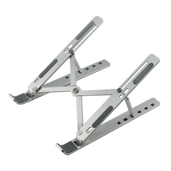 QIYU Hot Sale Portable Aluminum Alloy Laptop Table Stand Adjustable Cooling Computer Holder Desk