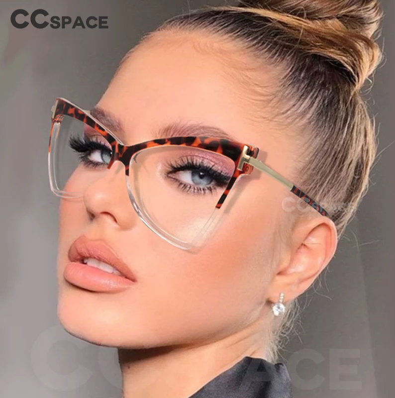 51039 сексуальные очки кошачий глаз с защитой от синего света, оправа для оптических очков, большие мужские и женские модные компьютерные очки