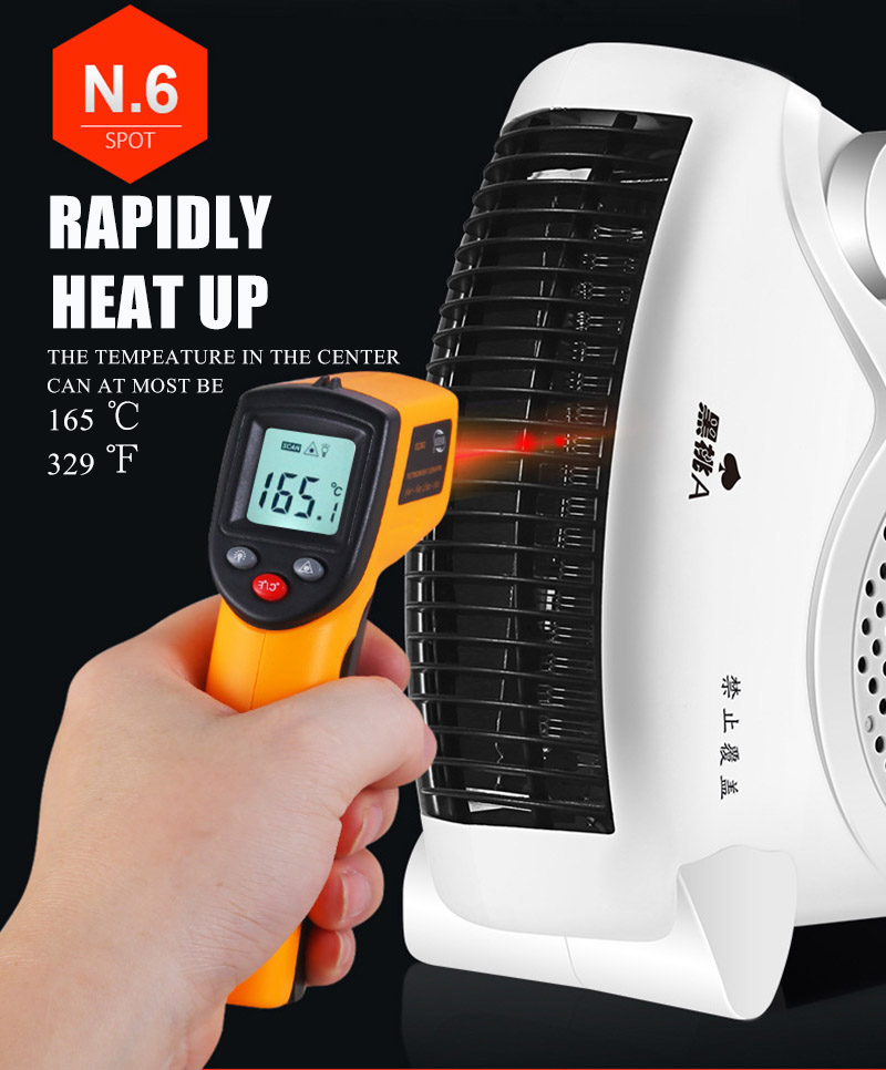 2021 Winter Gift Fast Heat-up low noise double protection Ce RoHS portable air electric heater fan