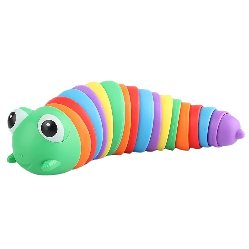 Big Eyes Stress Relief Children's Sensory Toys Slugs Stress Relief Toys Puzzle Science Education Caterpillar Toys