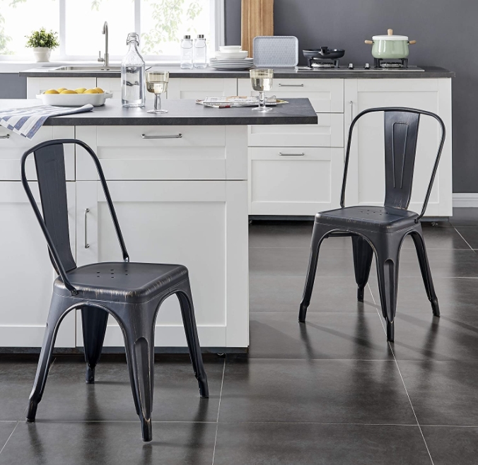 Modern European Stackable Filding Scandinavian Design Home Furniture Outdoor Metal Frame Dining Metal Chair