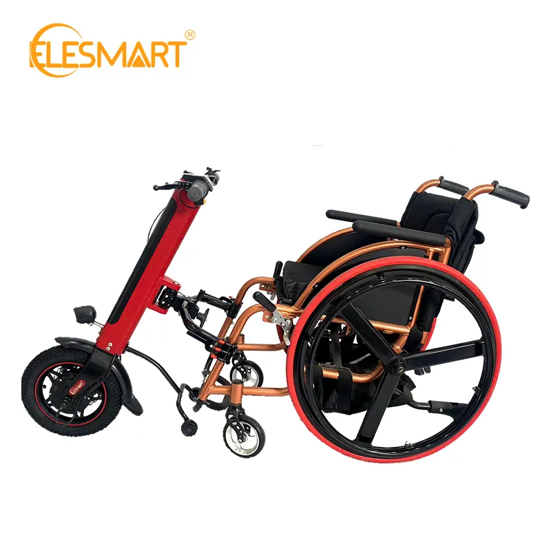 Electric Handcycle 36v 350w Electric Attachment Handbike For Wheelchair With 10.4ah Battery