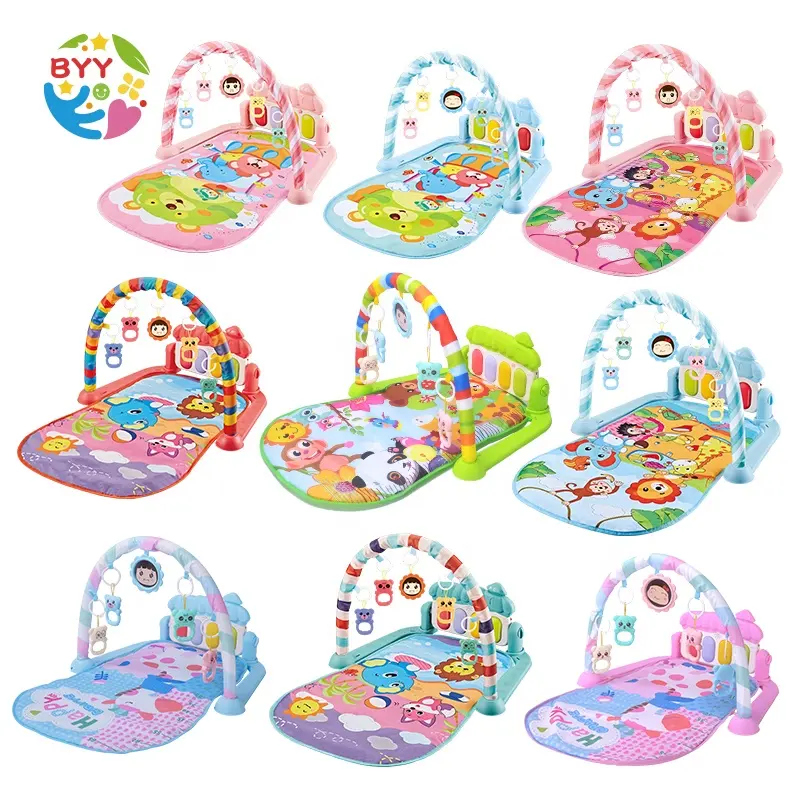 A new exercise experience enlightenment for healthy babies toys multi-function play mat pedal piano