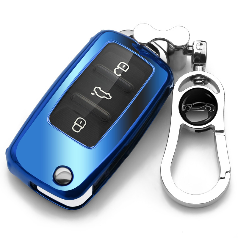 New style TPU Car Remote Key Case Protection Cover For Polo Lavda Jetta Beetle Passat B5 B6 B7 Bora Santana Tiguan