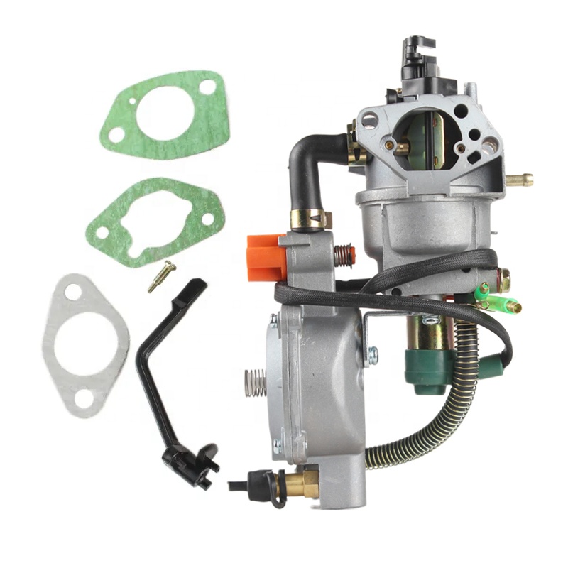 9HP LPG NG двухтопливный карбюратор GX270 177F Генератор запасные части для 6500 5500 8250 4,5-6 кВт генератор