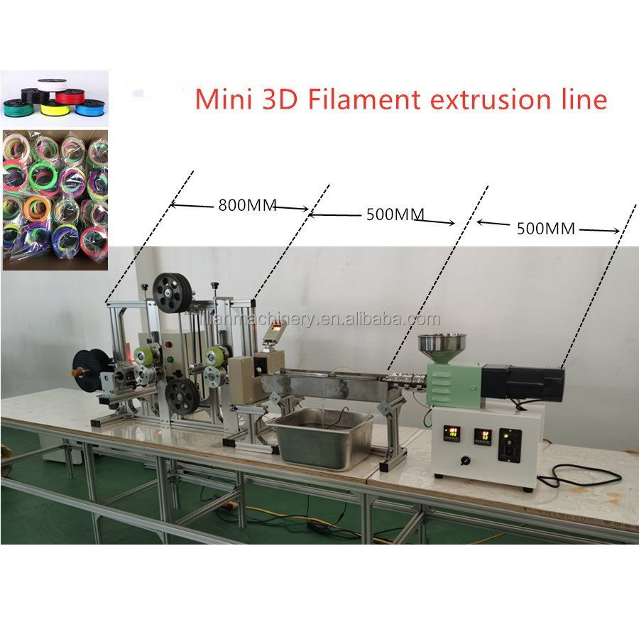 Лабораторная мини-линия по производству 3D-нитей SJ15 настольная для лабораторной экструзионной машины extrusora bequeno