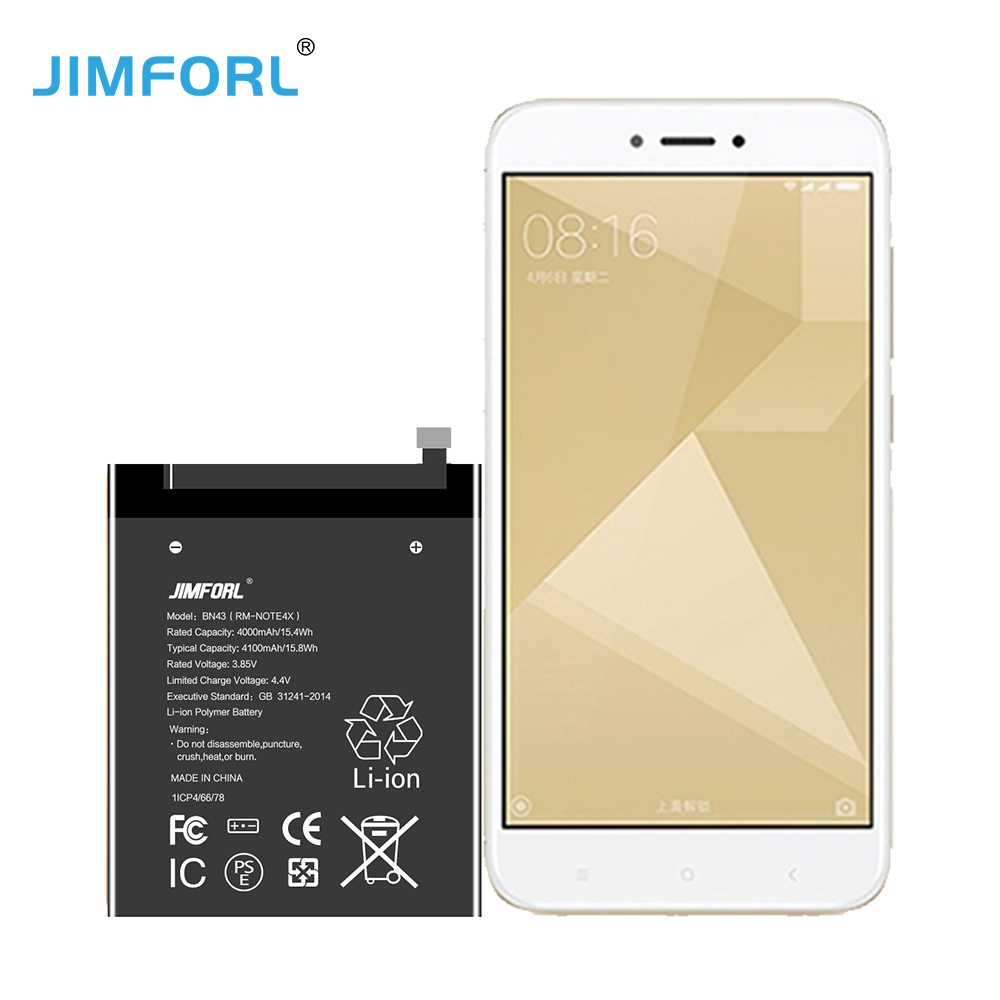 Аккумулятор для Redmi Mi Max Note 2 3 3S 4 4A 4X 5 5A 5S 5X 6 6 7 7A 8 9 Go Pro Plus A2 Lite BN41 BN31 BM47 BN34